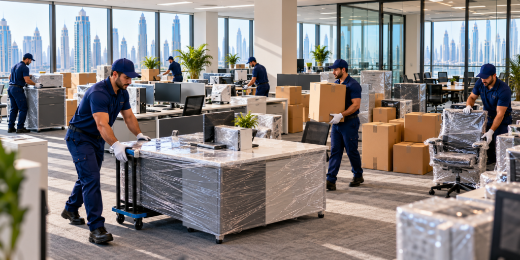 Commercial moving services in Dubai