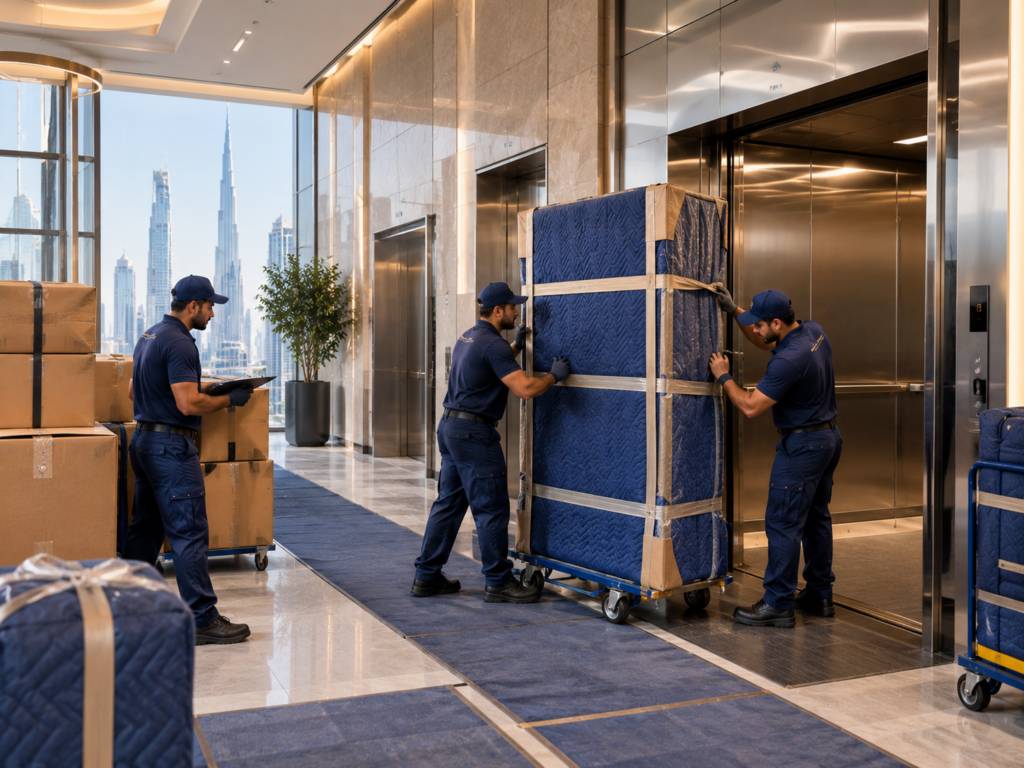 Apartment relocation in a high-rise residential building