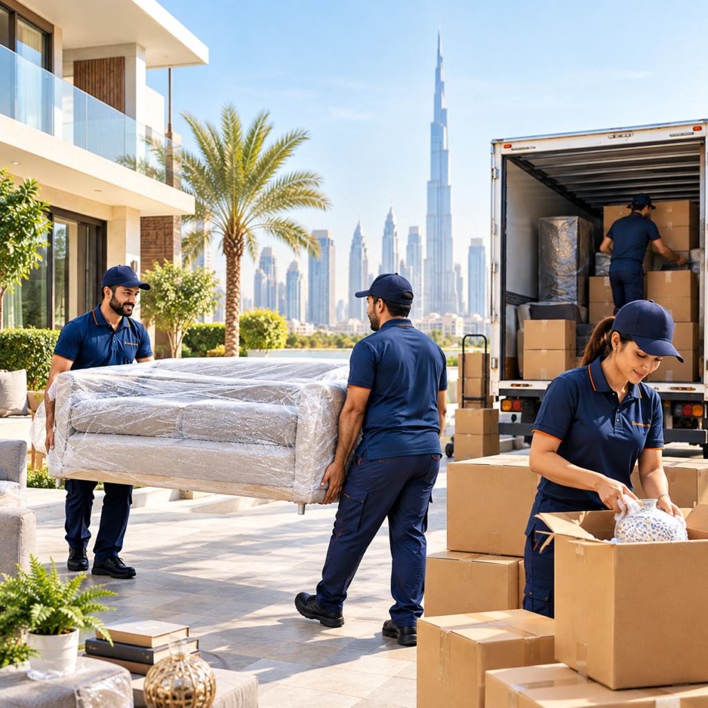Residential moving services in Dubai